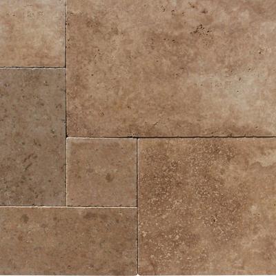 Chocolate Brown 3cm Paver French Pattern