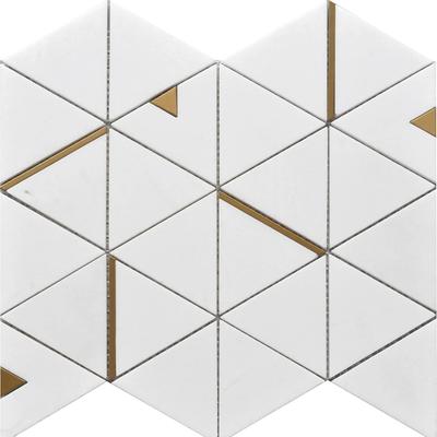 Rockart Thassos Triangle 12x14 Mosaic