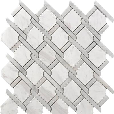 Rockart Medallion GR Marble Mosaic 12x12