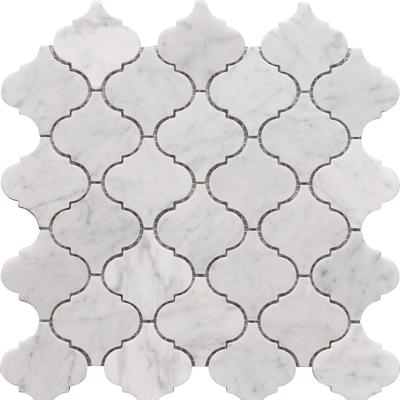 Rockart Carrara Marble Lantern 12x12 Mosaic