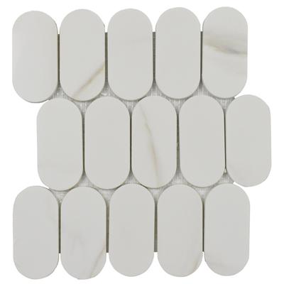 Rockart Calcata Gold Oval Mosaic 10x10