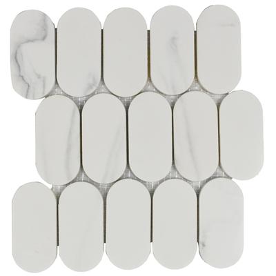 Rockart Calacata Oval Mosaic 10x10