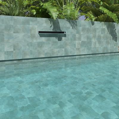 Greenland Teal Bullnose 6x6 Trim - Hover