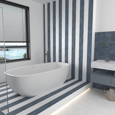 Greenland Cobalt Bullnose 6x6 Trim - Hover