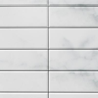 Statuary Wall Bright 4x10 Beveled