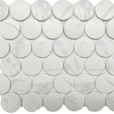 Color Collection Mosaics+ Matte 2 Carrara Dots