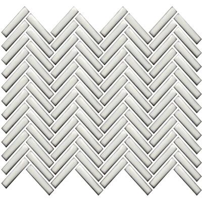 Color Collection Mosaics+ Bright Antique White 12x12 Herring