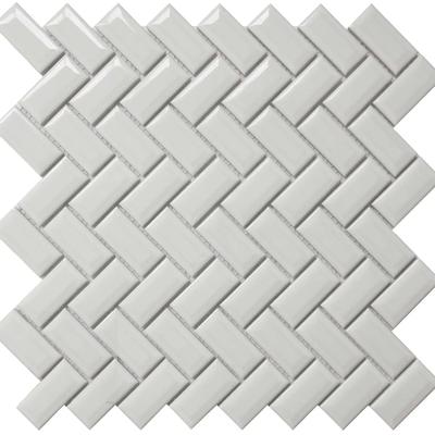 Color Collection Mosaics Bright White 12x12 Diamond Herring