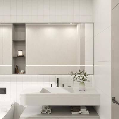 Color Collection Matte White Ice 4-1/4 x 16 - Hover