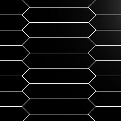 Block Arrow Negro Matte 2x10