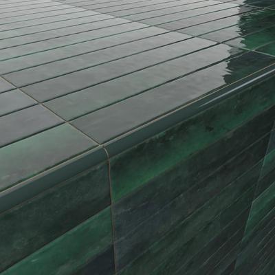 Zellige Emerald Green 3/4 x 16 Pencil - Hover
