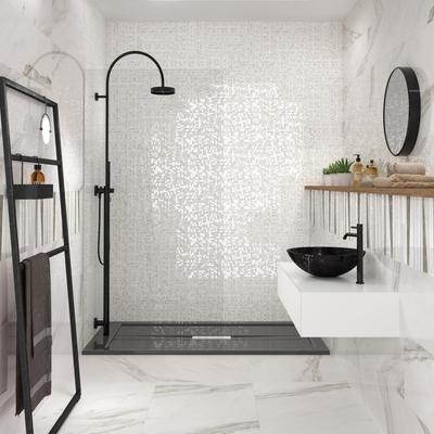 Calacatta Lux Savoy 12x12 Mosaic - Hover
