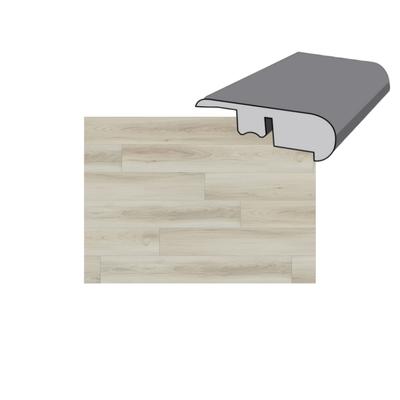 Fume Linen 12 mil 94 x 1-3/4 Round Stair Nose Luxury Vinyl Plank