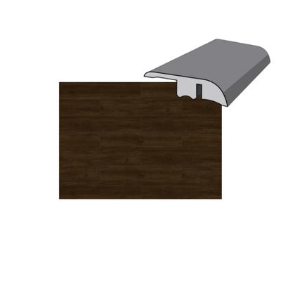Fume Ember 12 mil 94 x 1-3/4 Reducer Luxury Vinyl Plank