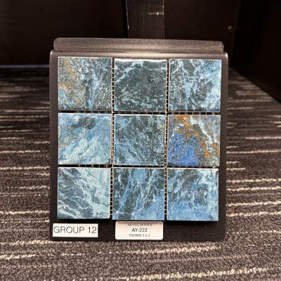 Aquabella Abyss Thonis 2x2 Porcelain Mosaic 12"x12" Pool Tile (AY-222)