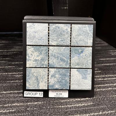 Aquabella Italian Slate Firenze 2x2 Porcelain Mosaic 12"x12" Pool Tile (IS-238)