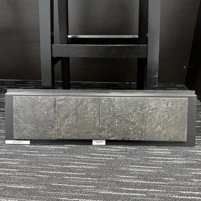 Aquabella Stone Age Obsidian 6x6 Porcelain Bullnose Pool Tile