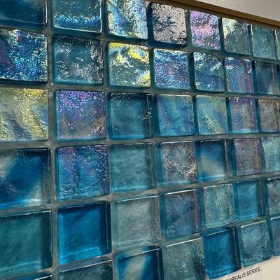 Aquabella Aurora Borealis Marvel 1x1 Glass Mosaic 12"x12" Pool Tile (AB-1111)