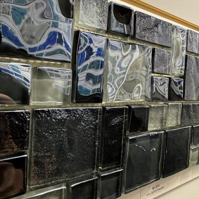 Aquabella Night Life Soul Block Random Glass Mosaic 12"x12" Pool Tile (NL-834)