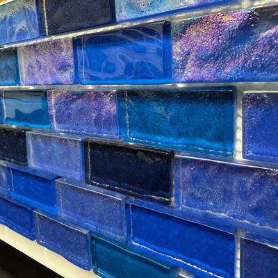 Aquabella Night Life Galant 1x2 Glass Mosaic 12"x12" Pool Tile (NL-1232)