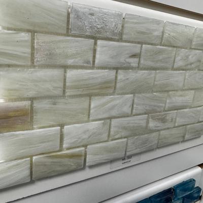 Aquabella North Seas Iceland 1x2 Glass Mosaic 12"x12" Pool Tile (NS-1212) - Hover