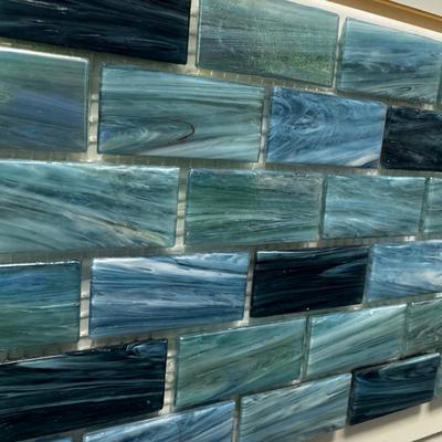 Aquabella North Seas Irish 1x2 Glass Mosaic 12"x12" Pool Tile (NS-1215)