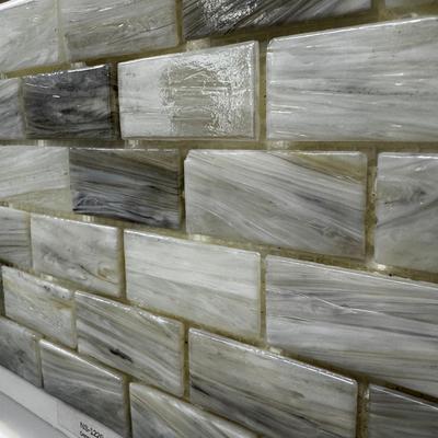 Aquabella North Seas Denmark 1x2 Glass Mosaic 12"x12" Pool Tile (NS-1220) - Hover