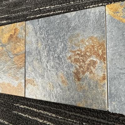 Aquabella Slate River Bend 6x6 Porcelain Field Tile Pool Tile - Hover