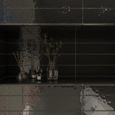 Artesano Black BG 3x12 Bullnose - Hover