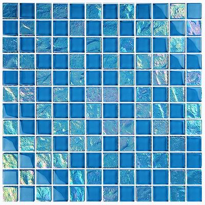 Twilight Azure 1x1 Glass Mosaic 12"x12" Pool Tile
