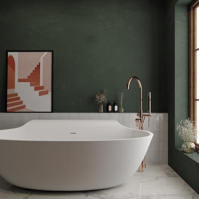 St Tropez Blanco 5x5 Bullnose - Hover