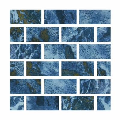 Aquabella Abyss Port Royal 1x2 Porcelain Mosaic 12"x12" Pool Tile (AY-1220)