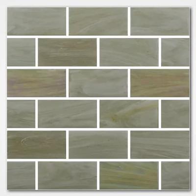 Aquabella North Seas Iceland 1x2 Glass Mosaic 12"x12" Pool Tile (NS-1212)