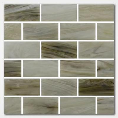 Aquabella North Seas Denmark 1x2 Glass Mosaic 12"x12" Pool Tile (NS-1220)
