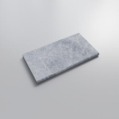 Midnight Black Marble 3cm Bullnose Pool Coping 12x24 - Hover