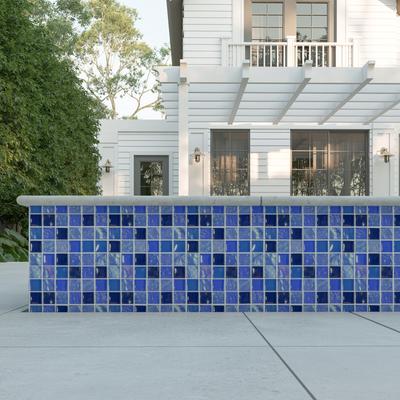 Aquabella Night Life Galant 1x1 Glass Mosaic 12"x12" Pool Tile (NL-1132) - Hover