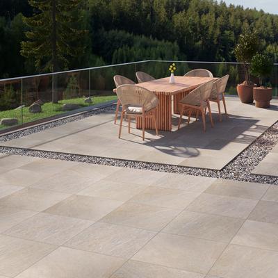 Quartz Beige 2cm Paver 24x24 - Hover