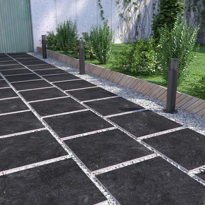 Vulkon Nero 2cm Paver 24x24 - Hover