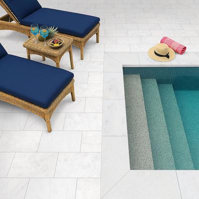 Crystal White 3cm Paver 24x24 - Hover