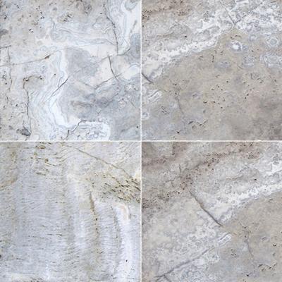 Silver Travertine 3cm Paver 24x24