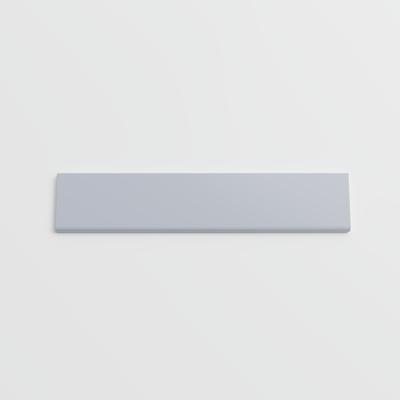 Block Gris Matte 2x10 Single Bullnose