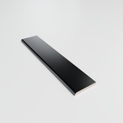Block Negro Matte 2x10 Single Bullnose - Hover