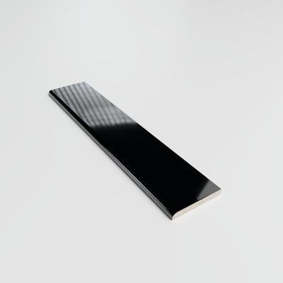 Block Negro Bright 2x10 Single Bullnose - Hover