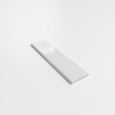 Color Collection Bright Tender Gray 2x8 Single Bullnose - Hover