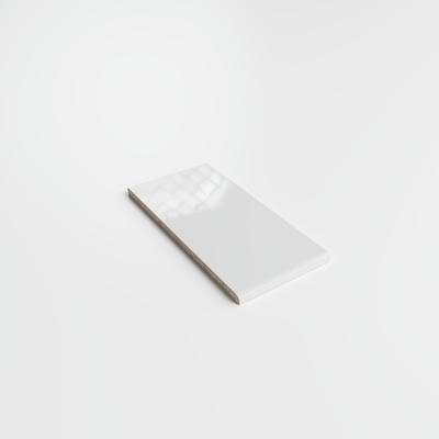 Color Collection Bright Tender Gray 3x6 Single Bullnose (Short Side 3") - Hover