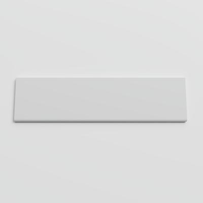 Color Collection Bright Tender gray 3x12 Single Bullnose