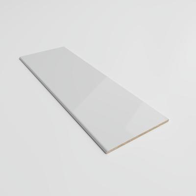 Color Collection Bright Tender Gray 6x18 Single Bullnose - Hover