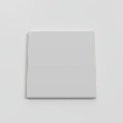 Color Collection Bright Tender Gray 6x6 Single Bullnose