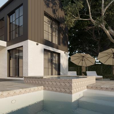Aquabella Nevada Reno 1x2 Porcelain Mosaic 12"x12" Pool Tile