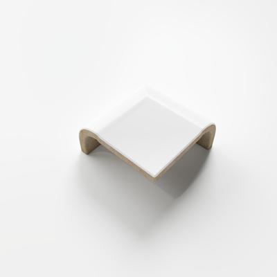 Color Collection Matte White Ice 2x2 V Corner